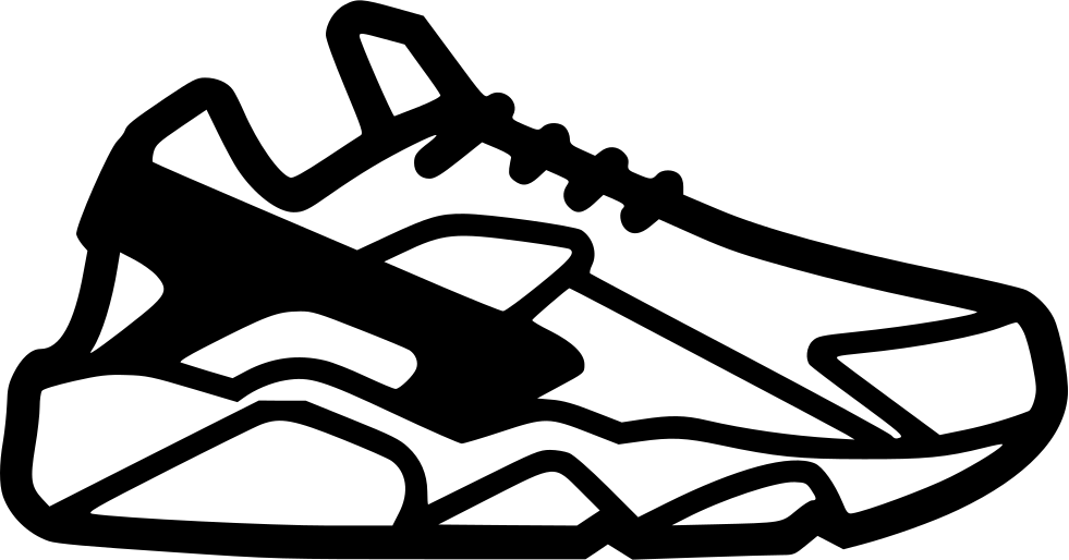 Nike Clipart File - Huarache Coloring Pages (981x514)