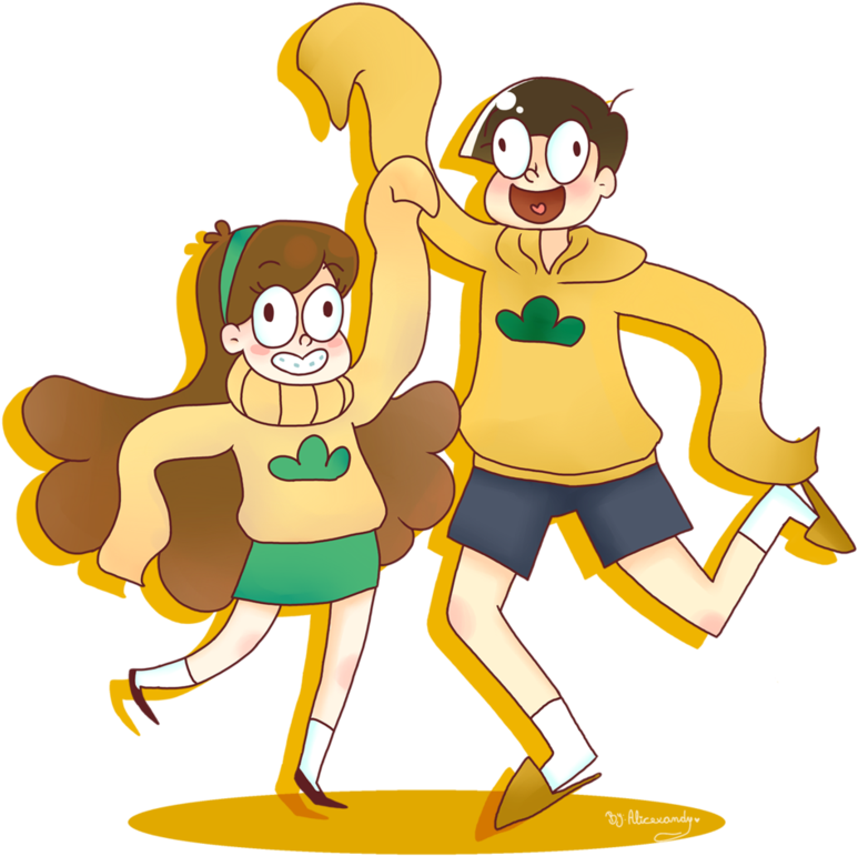 Crazy Dance By Alicexandy - Osomatsu San Gravity Falls (834x957)
