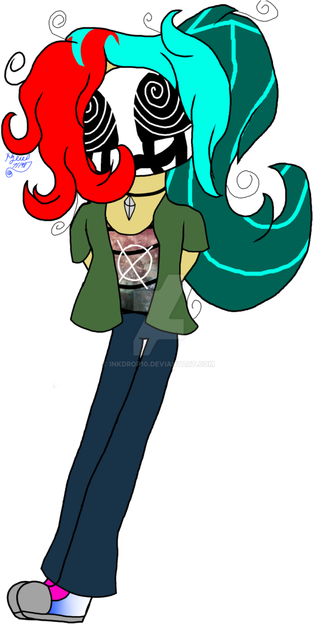 Crazy Me By Inkdrop10 - Cartoon (651x1226)