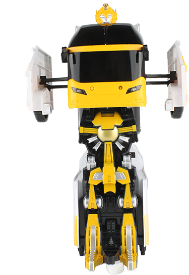 Rc Toy Transforming Robot Remote Control Bus 1/10 Scale - Rc Car Robot Bus Remote Control Transforming Autobot (510x652)