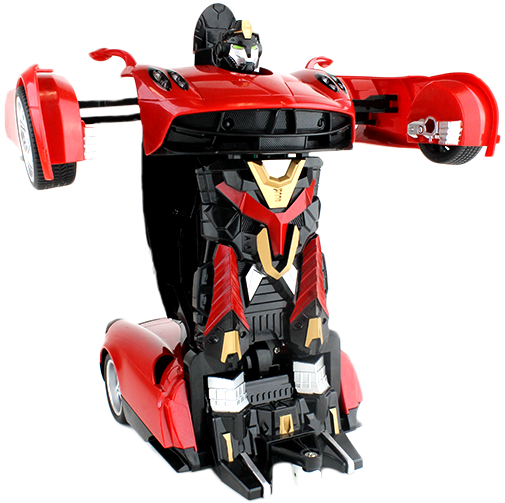 Rc Toy Transforming Robot Remote Control Super Sports - Transformers Rc Red Pagani Robot Remote Control Transforming (510x652)