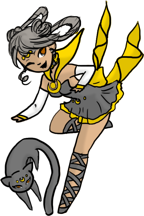 Sailor Mau By Crazy Peach Adopt - Cartoon (492x738)