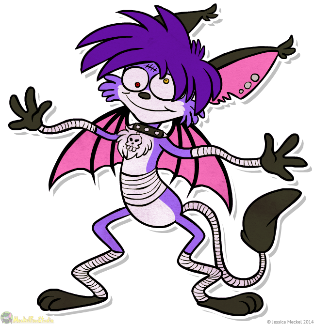 Feeling Crazy And Wobbly By Meckelfoxstudio - Cartoon (650x682)