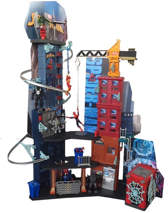 Homecoming Toys Official Press Images - Spiderman Mega City Playset (578x768)