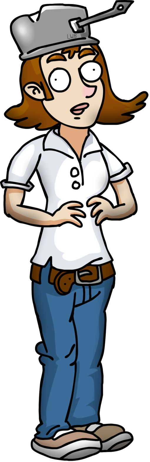 Genderbent Crazy Dave By Lolwutburger - Pvz 2 Crazy Dave (510x1565)