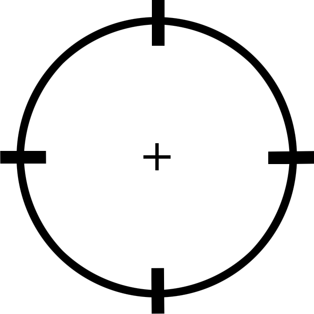 Firearm Telescopic Sight Desktop Wallpaper Reticle - Mira De Francotirador Png (645x645)