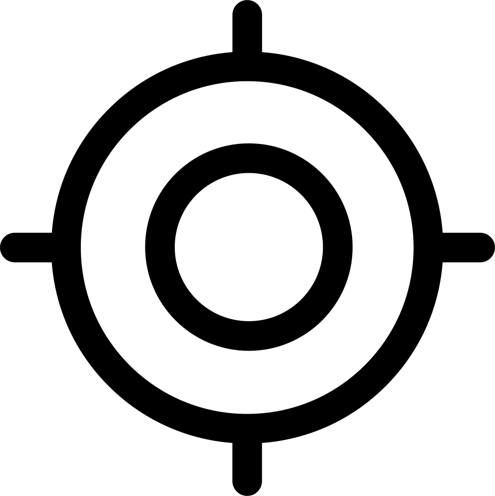 Sniper Team Shooting Target Firearm Sniper Rifle - Target Icon (980x982)