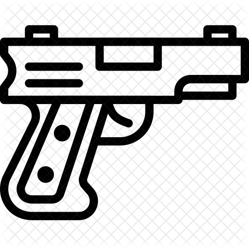 8mm Pistol, Firearm, Glock, Gun, Handgun, Pistol, Shooter, - Glock Icon (512x512)