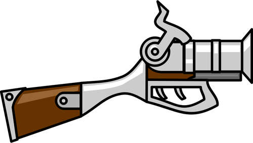 Firearm Drawing - Armas De Fuego Caricatura (500x283)