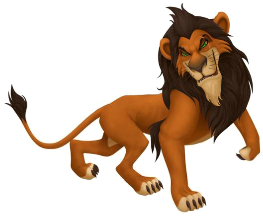 The Lion King Scar Transparent Image - Pride Lands Kingdom Hearts 2 (562x480)