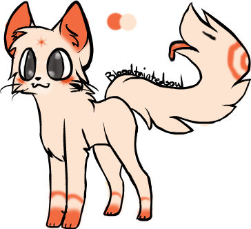 Orange Cat Tail-mouth Closed By Dragonsrforever - Deviantart (364x332)