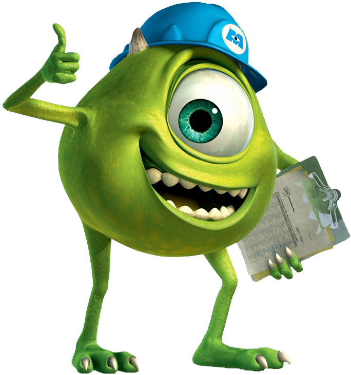 Photo Png - Monsters Inc Mike Wazowski (747x831)