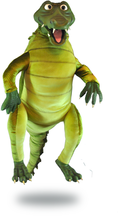 Crocodile Puppet, This Professionally Designed Character - Iguana (472x740)