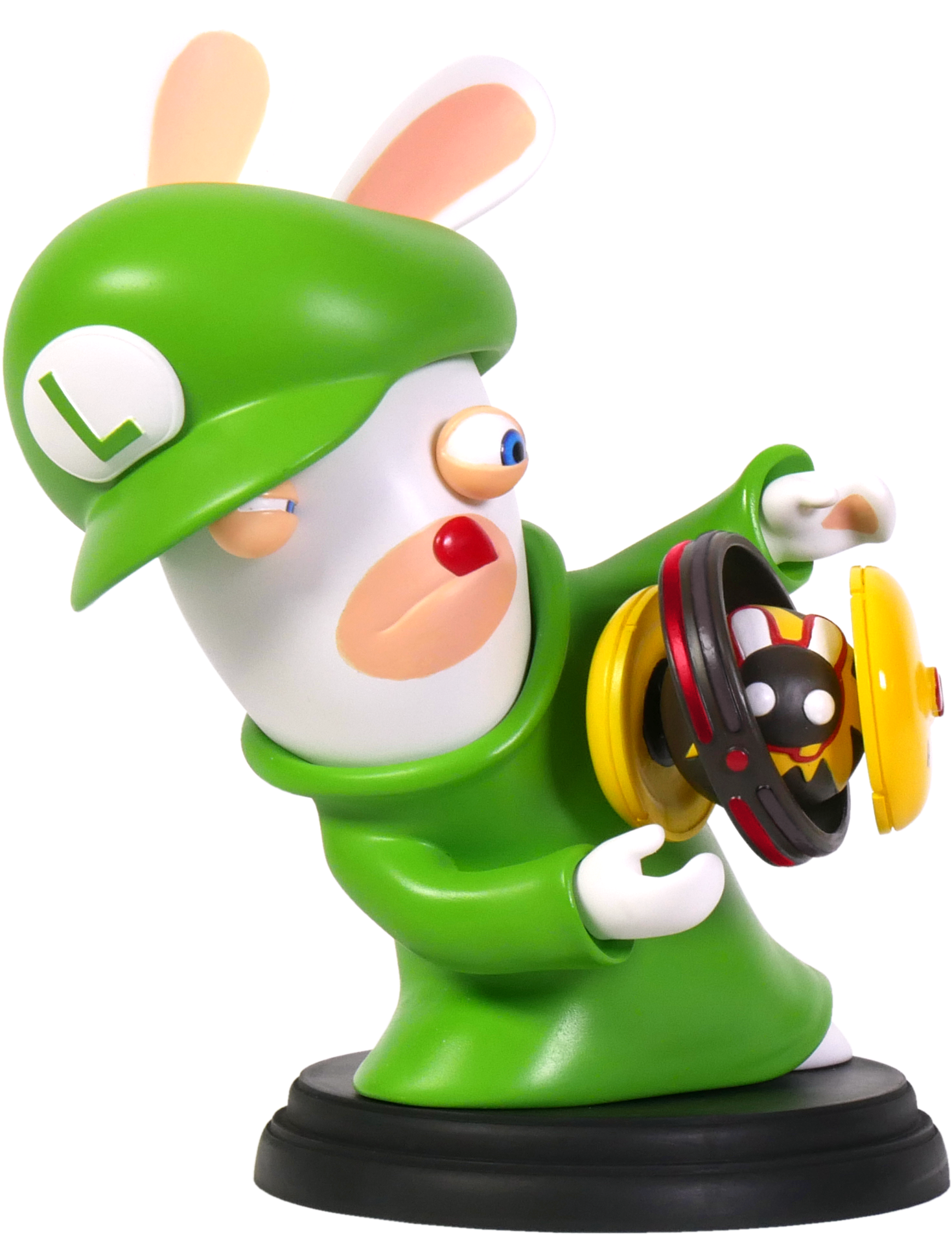 Buy Mario & Rabbids Luigi 6 Inch Figurine - Mario Plus Rabbids Kingdom Battle Boss (1559x2160)