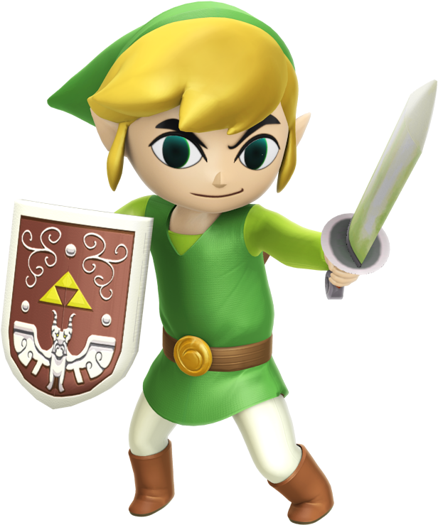 Toon Link Hyrule Warriors Style 2 By Nibroc-rock - Legend Of Zelda Wind Waker (800x800)