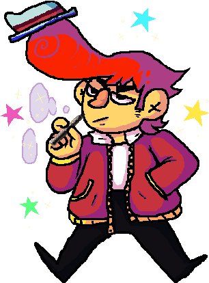 Pent With Pomp By Angry-baby - Cartoon (316x427)