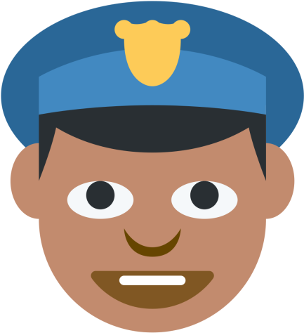 Cop, Medium, Dark, Skin, Tone, Officer, Police Icon - Police Man Emoji Png (512x512)