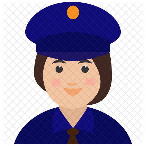 Police Icon - Police Woman Icon Png (512x512)