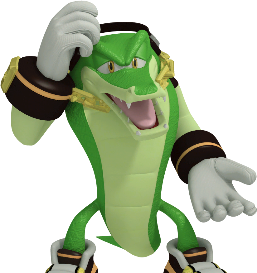 Vector The Crocodile - Knuckles 4 Sonic Free Riders (1024x1024)