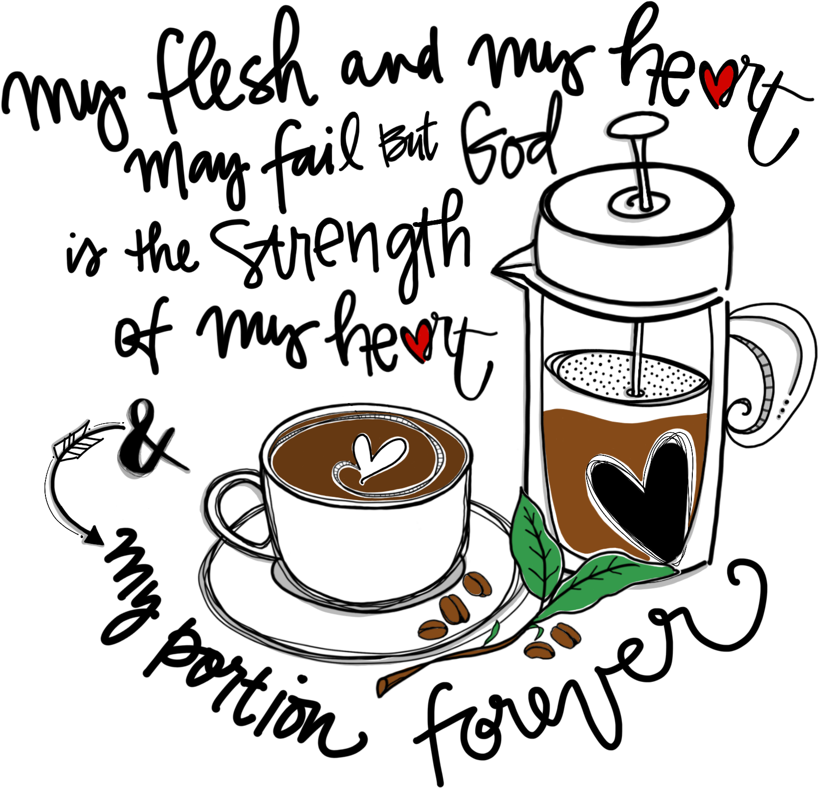 The Virtue Of Contentment / Wk 5 / My Portion/ Sue - Doodle101 (2048x2048)