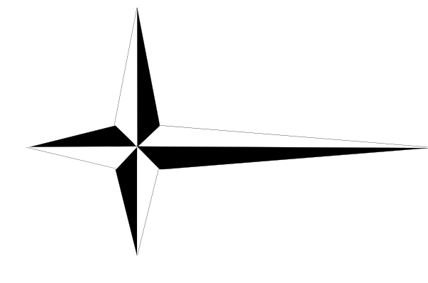 Compass Clipart Grey - Clip Art (600x398)