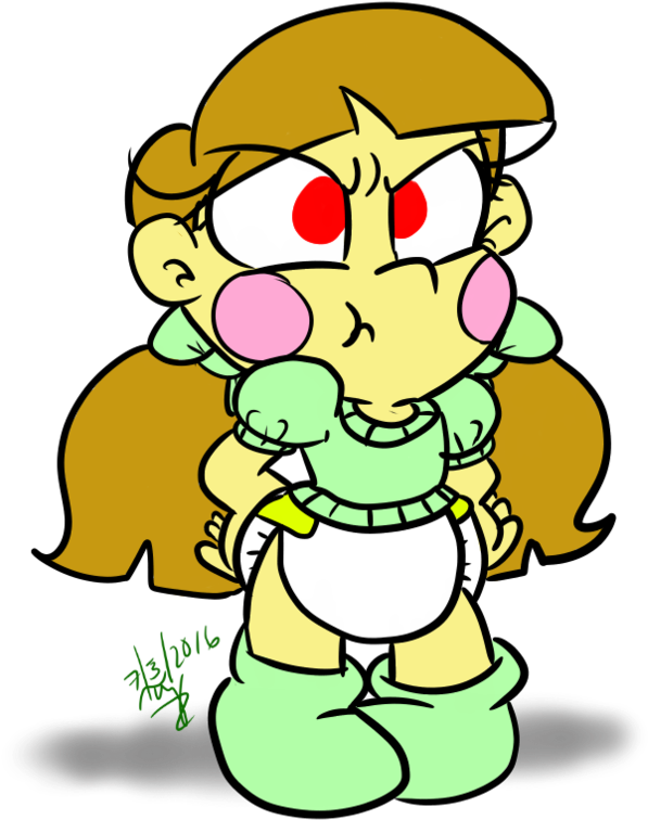 More Diapered Chara By Paddedteddybear - Chara In A Diaper (894x894)