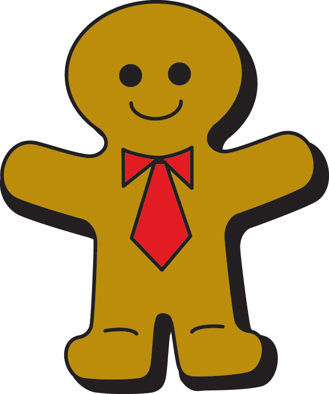 Biscuit Village, The Boutique Biscuit Bakery How It - Imprinted Gingerbread Man Key Tag (640x766)