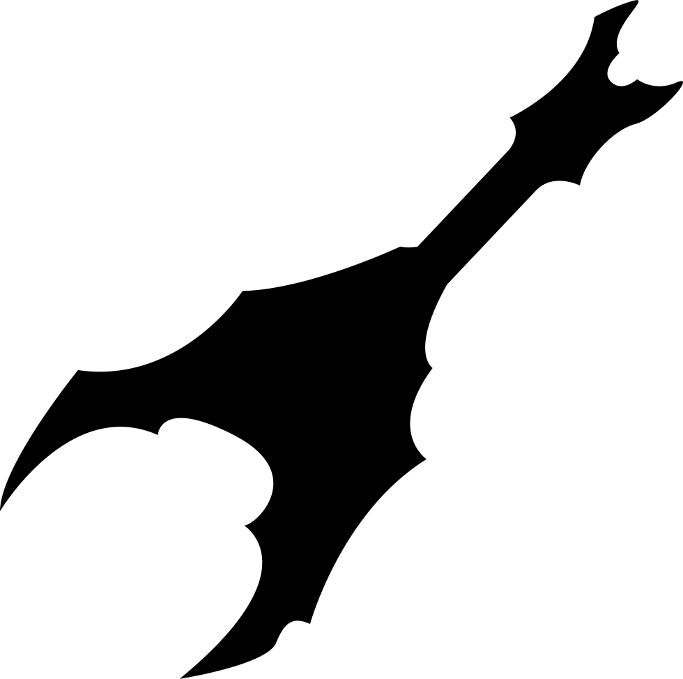 Electric Guitar With Jagged Edges Comments - Electric Guitar (980x974)