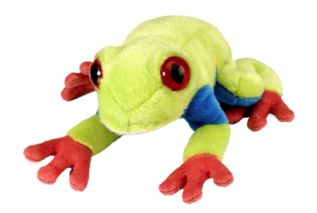 View Larger - Red Eye Tree Frog Cuddlekin 8" By Wild Republic ... (445x390)