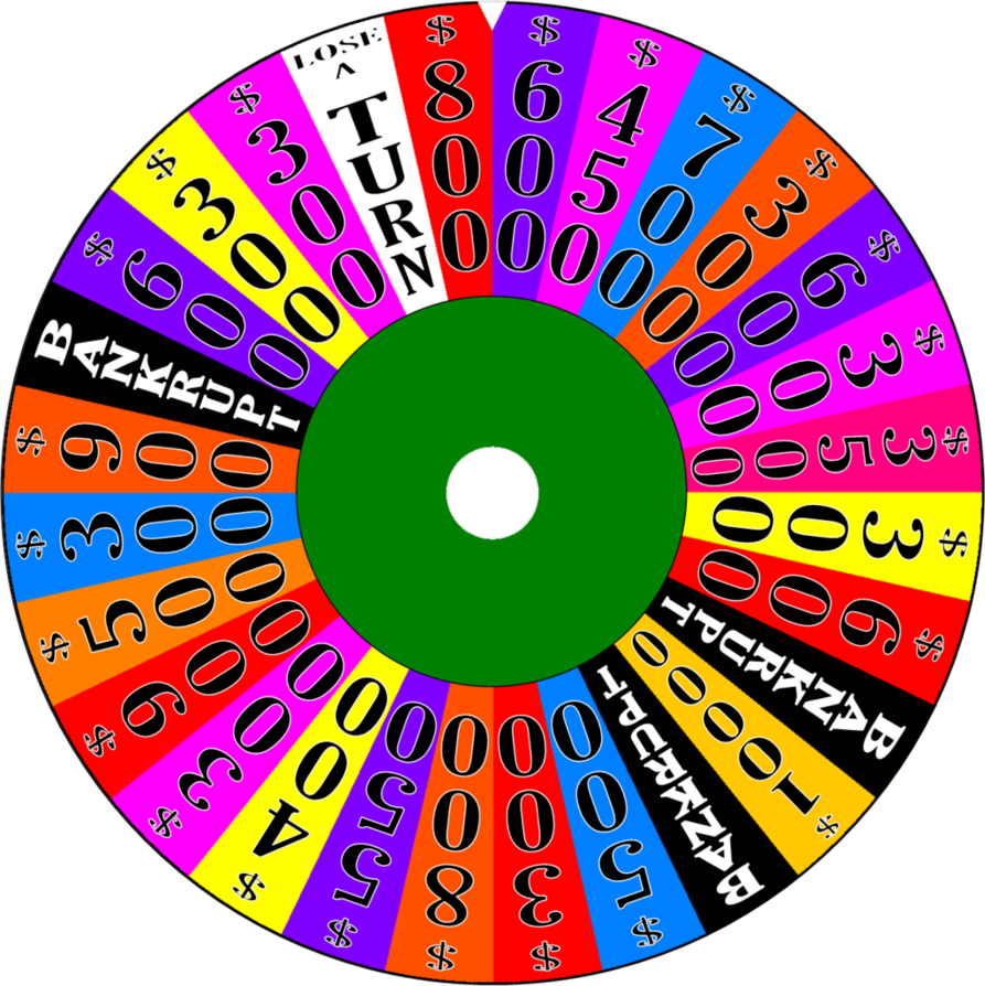 Wheel Of Fortune Crossword Bingo Round 3 By Germanname - Circle (894x894)