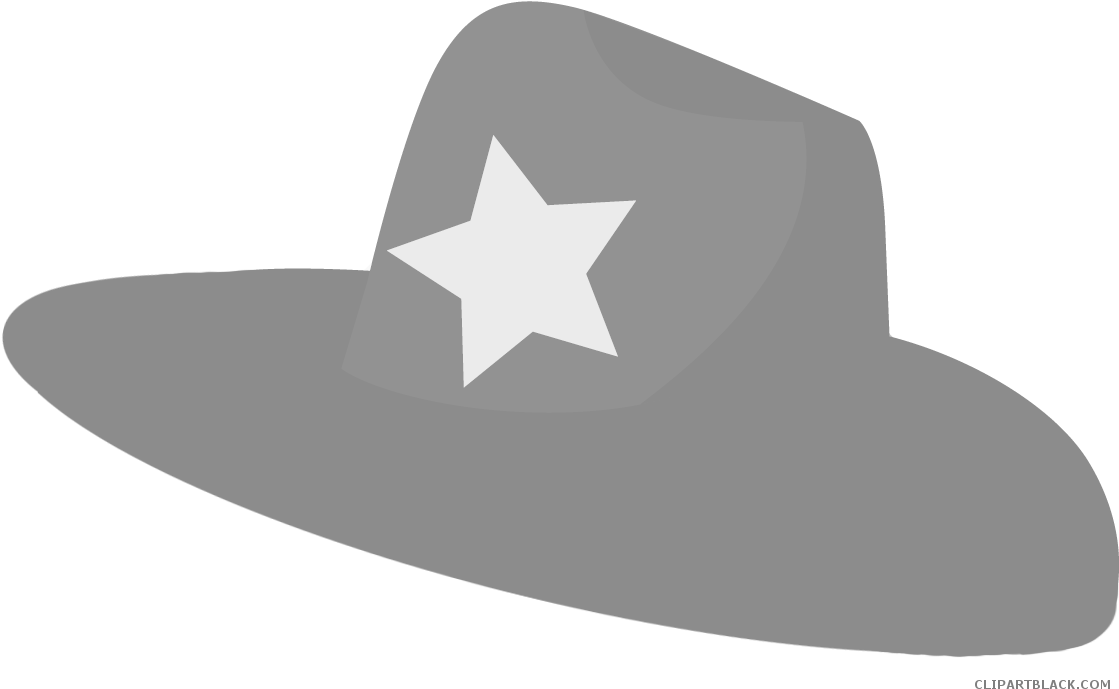 Cowboy Hat Tools Free Black White Clipart Images Clipartblack - Cowboy Hat (1145x717)