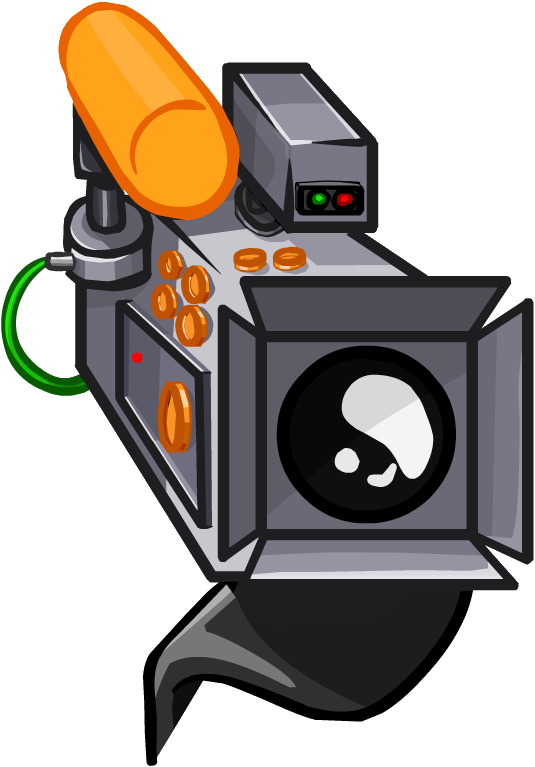 Image Movie Camerapng Club Penguin Wiki Fandom - Clipart Movie Camera Png (535x767)