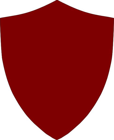 Red Shield 5 Clip Art At Clker - Borda De Escudo Png (486x594)