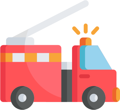 Fire Truck Free Icon - Conflagration (512x512)