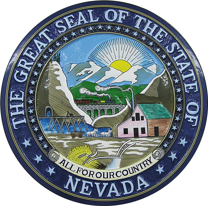 The Great Seal Of The State Of Nevada - State Seal Of Nevada (800x800)