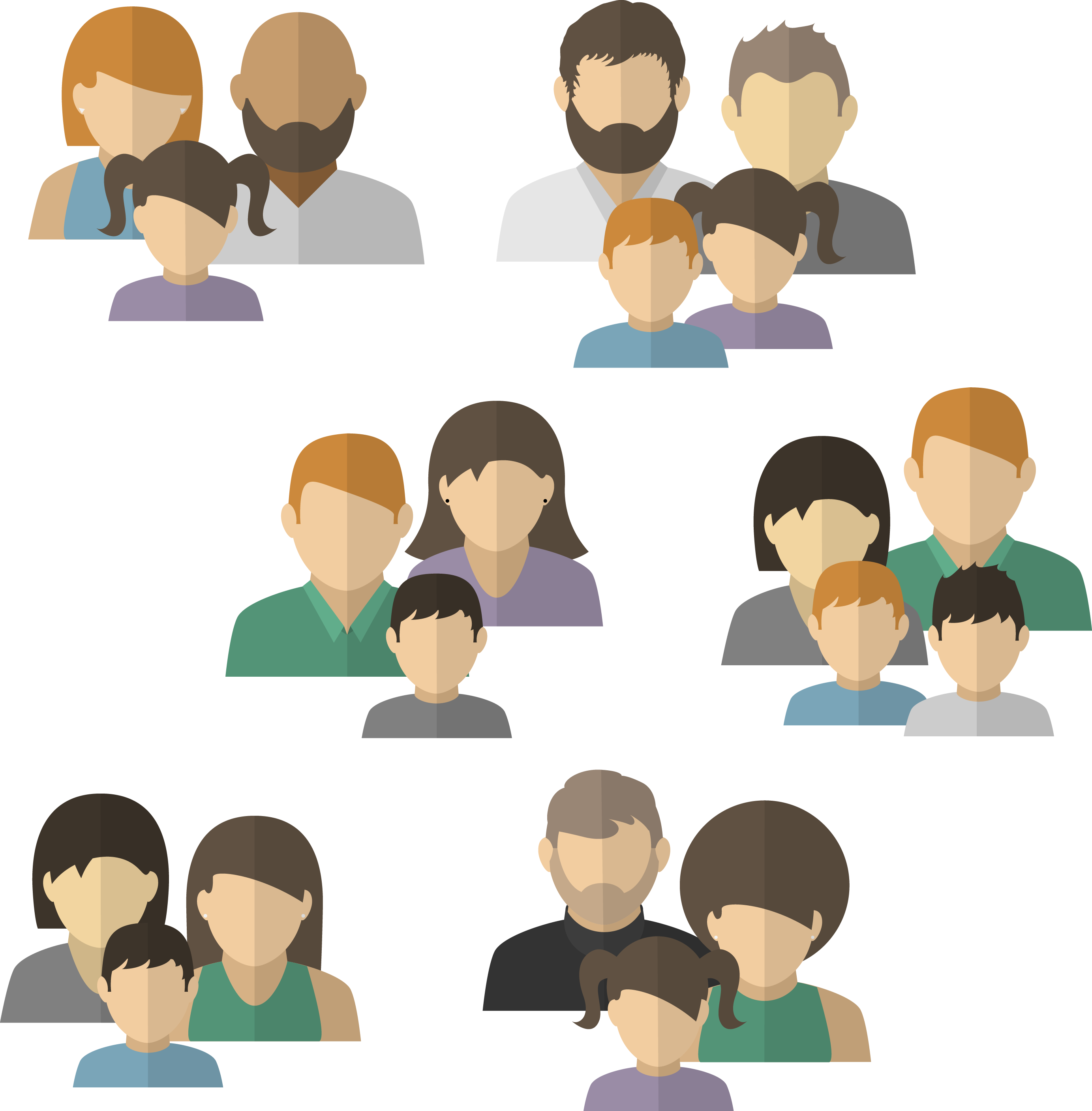 Family Avatar Child - Illustration (2766x2814)