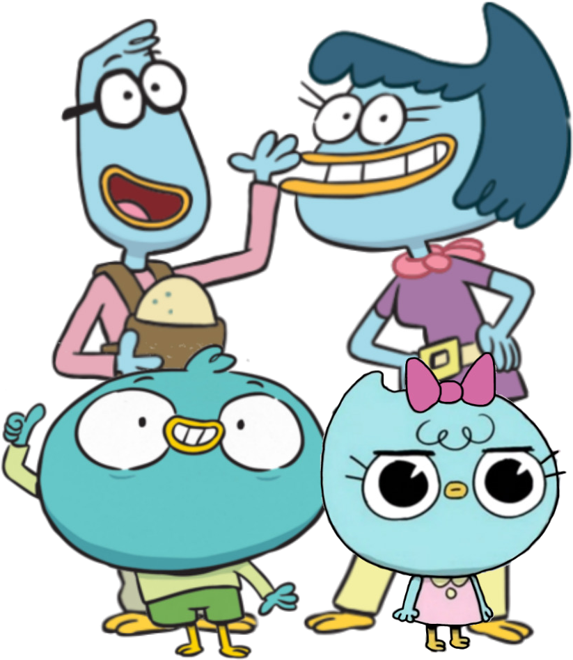 The Beaks Family - Cartoon (2560x1440)