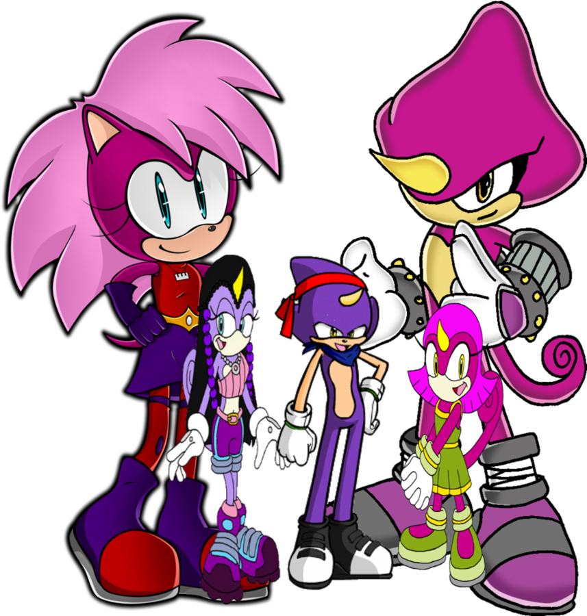 Esponia's Family By Donamorteboo - Espio And Sonia Family (889x899)