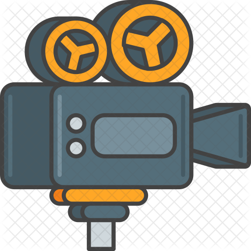 Professional Movie Camera Icon - Video (512x512)