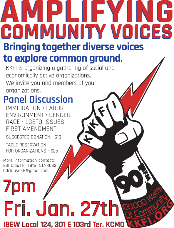 Kkfi Amplifying Community Voices In The Trump Era Tickets - Brigadas Internacionales (612x810)