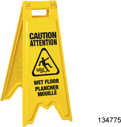 Sign For Wet Floor Remarkable On Floor Pertaining To - Caution Wet Floor Sign Transparent (580x435)