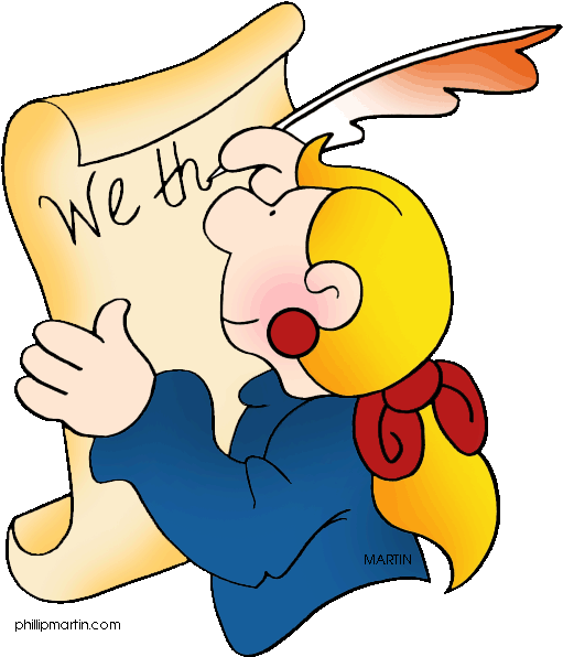 History Clip Art - Declaration Of Independence Clipart (556x648)