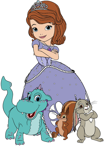 Sofia Clipart Clover - Sofia The First Clip (430x601)