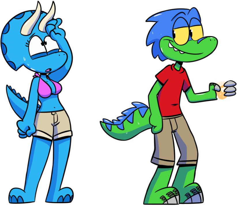 Summer Dinos By Jurassiczalar - Jurassiczalar Trixie (1017x786)