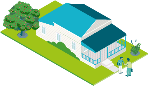 A House, Two People And A Tree - Storey (600x425)