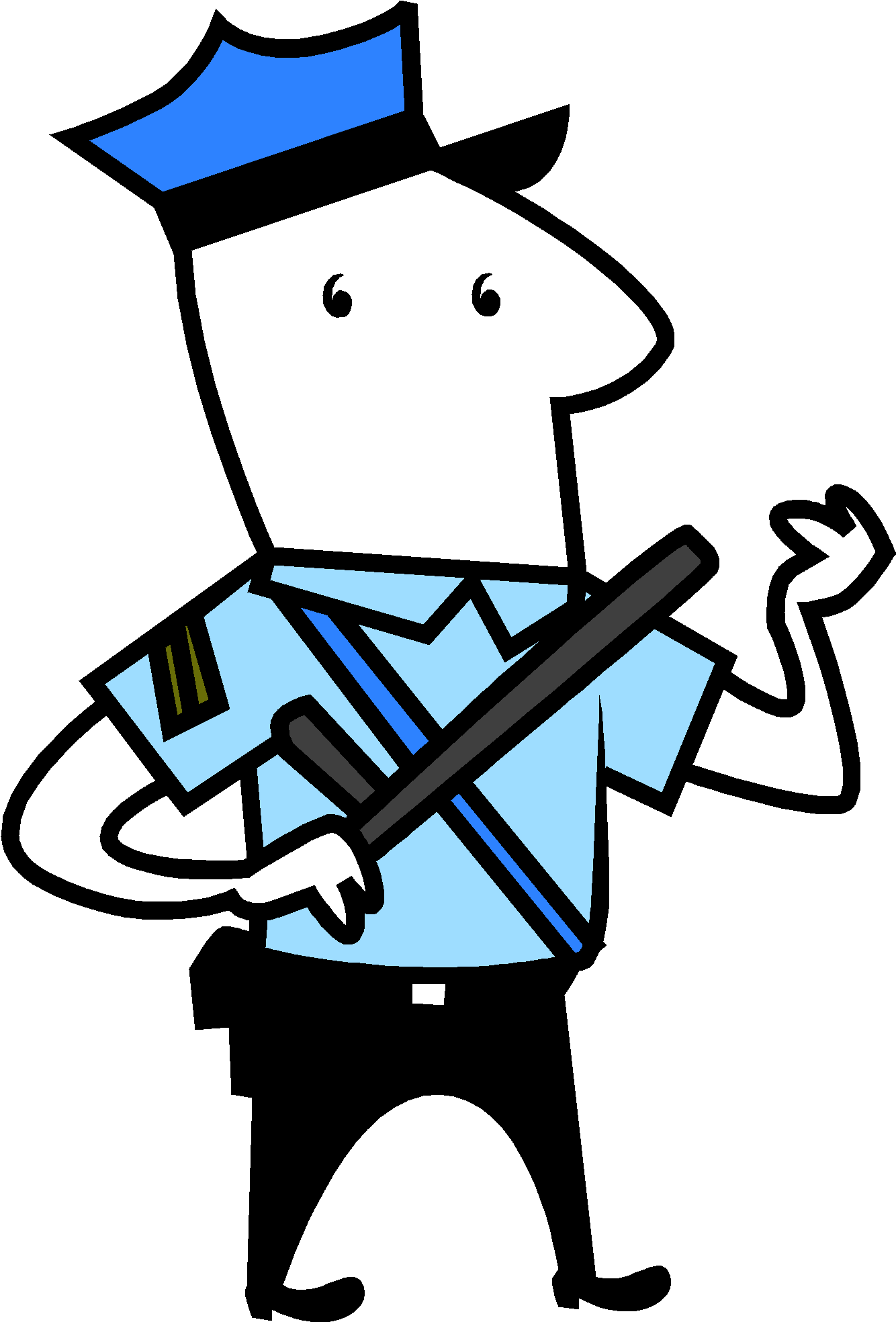 Speeding Down The Interstate, I Saw A Police Officer - Executive Branch (1394x2050)