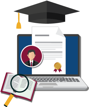 Education Clipart Academic - Online Learning Png Transparent (318x381)