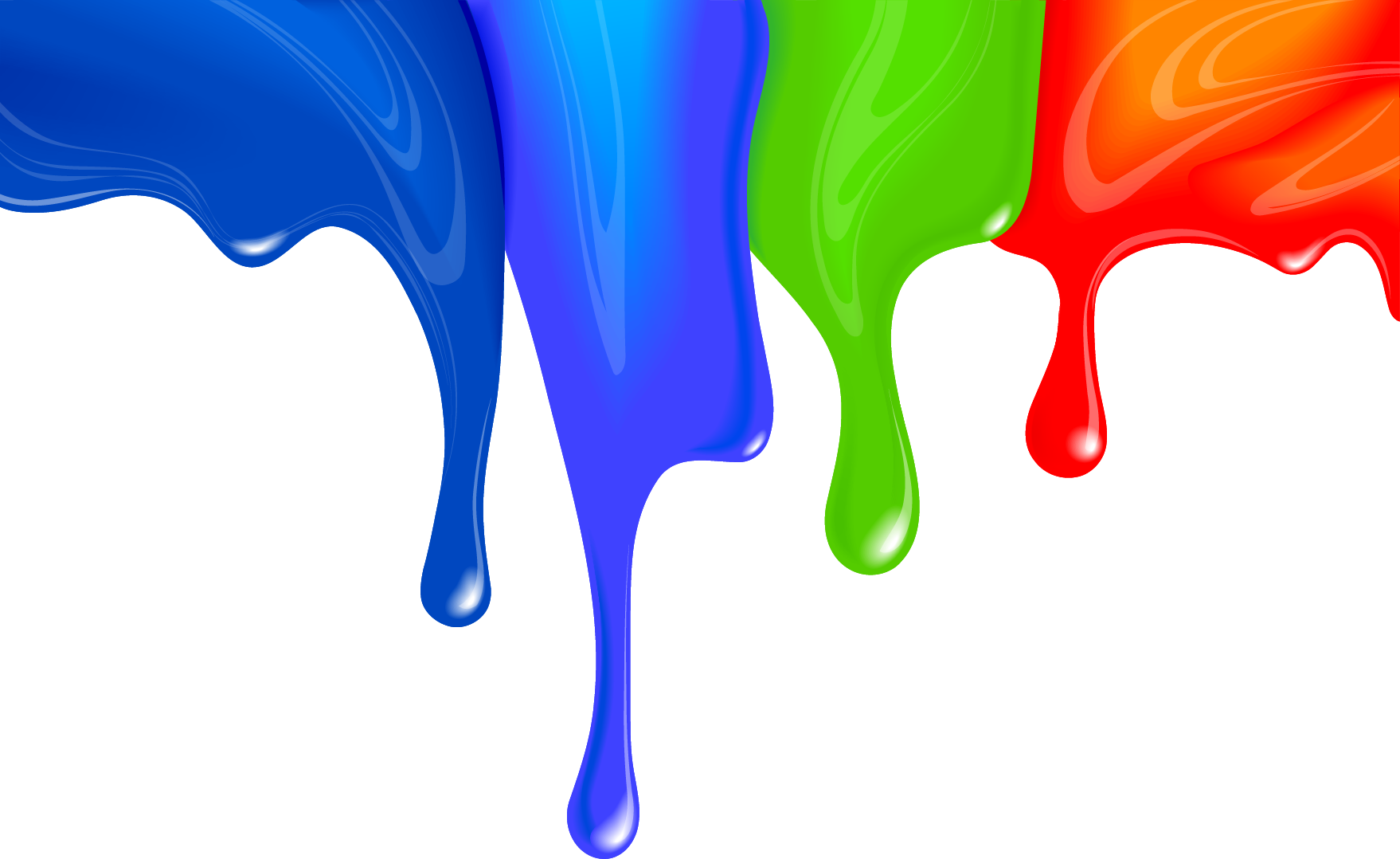 Paint Royalty-free Illustration - Paint Drops (1758x1078)