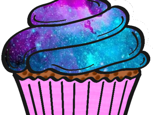 Cupcake Clipart Galaxy - Galaxy Cupcake Clipart (640x480)