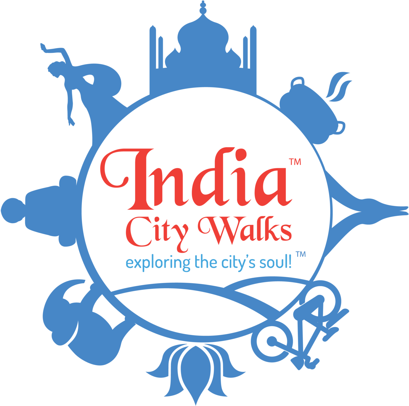 India City Walks Logo - India City Walks (1370x1370)